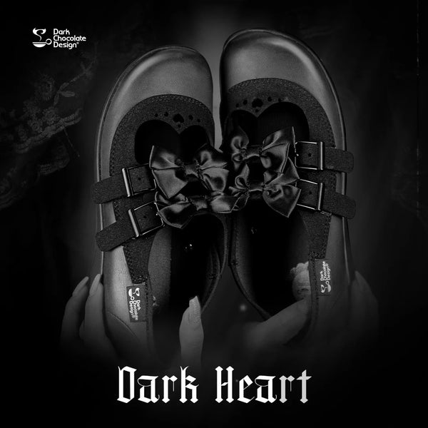 Chocolaticas® DARK HEART Mary Jane pour femmes - Chaussure plate