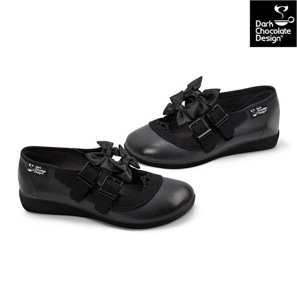 Chocolaticas® DARK HEART Mary Jane pour femmes - Chaussure plate