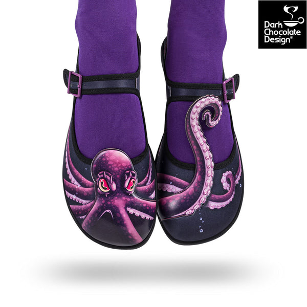 Chocolaticas® SEA DEMON Mary Jane pour femmes - Chaussure plate