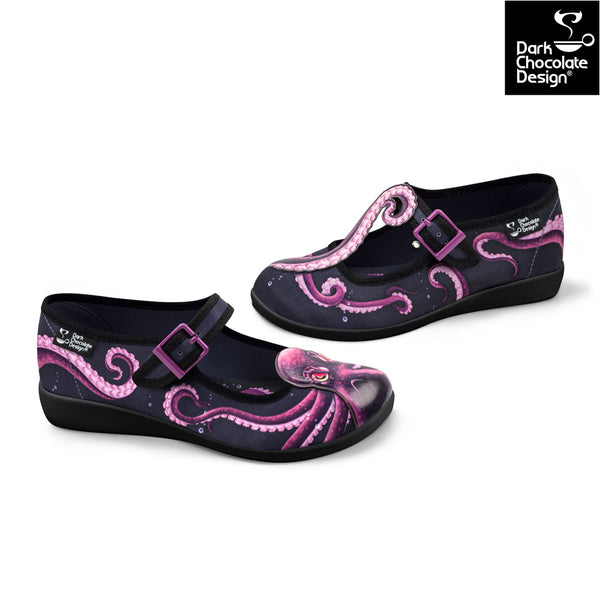 Chocolaticas® SEA DEMON Mary Jane pour femmes - Chaussure plate