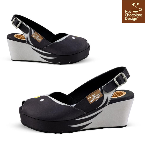 Chocolaticas® BLACK BIRD Sandales pour femmes - Retro Eclectic