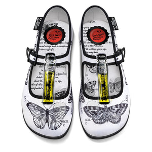 Chocolaticas® BUTTERFLY LESSON Women's Mary Jane Flat - Retro Eclectic