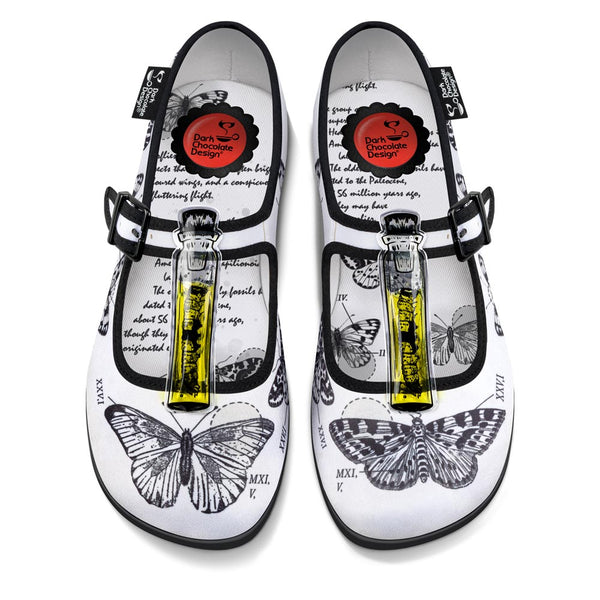 Chocolaticas® BUTTERFLY LESSON Women's Mary Jane Flat - Retro Eclectic