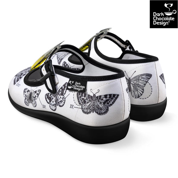 Chocolaticas® BUTTERFLY LESSON Women's Mary Jane Flat - Retro Eclectic