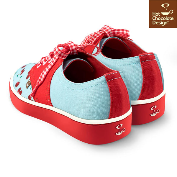 Chocolaticas® CHERRY BLUE Sneakers - Retro Eclectic