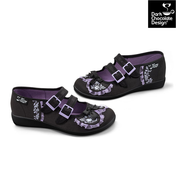 Chocolaticas® COSETTE Mary Jane pour femmes - Chaussure plate - Rétro éclectique