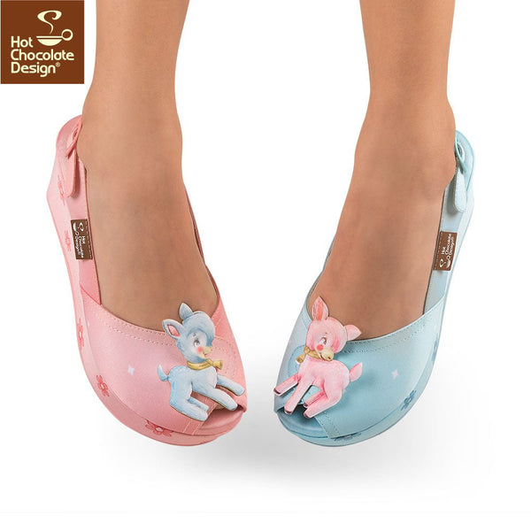 Chocolaticas® DEER Sandales pour femmes - Retro Eclectic