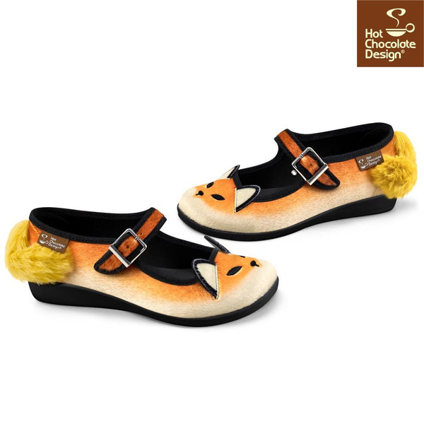 Chocolaticas® FOX Mary Jane pour femmes - Chaussure plate - Rétro éclectique