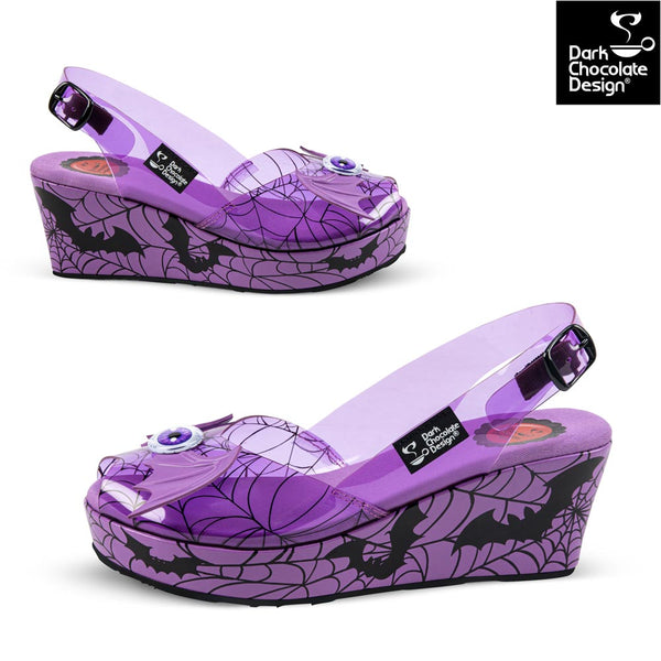 Chocolaticas® GLOOMY GAZE Sandales pour femmes - Retro Eclectic