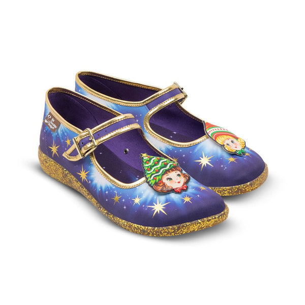 Chocolaticas® JOLLY SISTERS Mary Jane pour femmes - Chaussure plate - Rétro éclectique