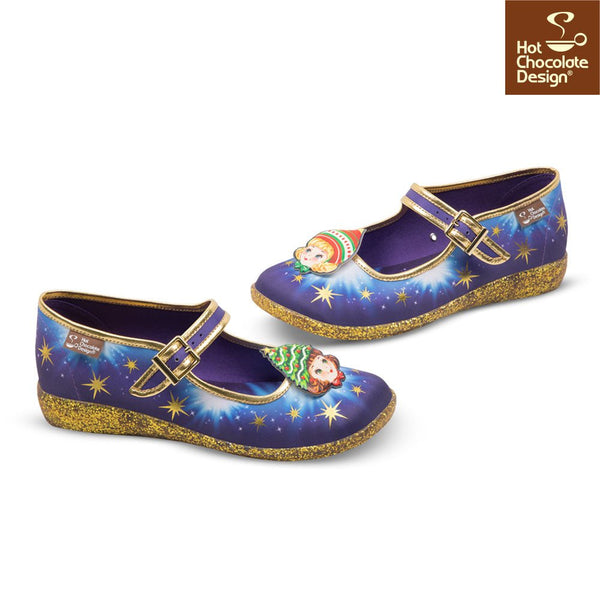 Chocolaticas® JOLLY SISTERS Mary Jane pour femmes - Chaussure plate - Rétro éclectique