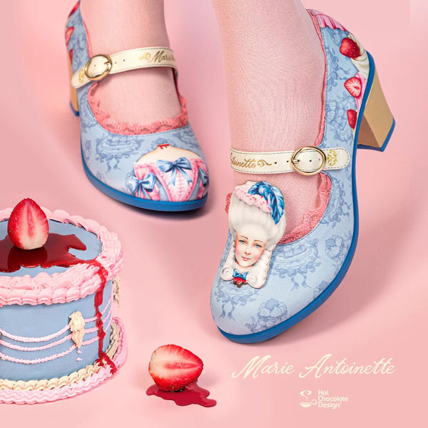 Chocolaticas® MARIE ANTOINETTE 3 Femmes Talons - Rétro éclectique