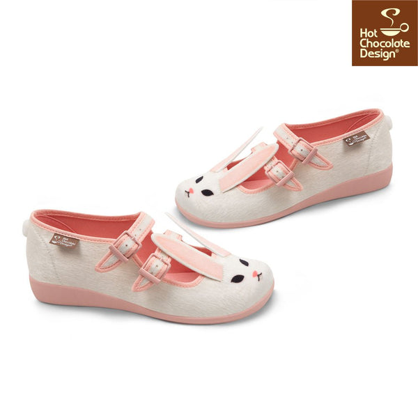 Chocolaticas® RABBIT Women's Mary Jane Flat - Retro Eclectic