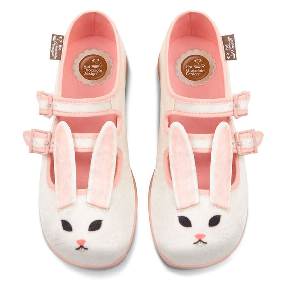 Chocolaticas® RABBIT Women's Mary Jane Flat - Retro Eclectic