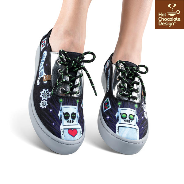 Chocolaticas® ROBOT Sneakers - Retro Eclectic