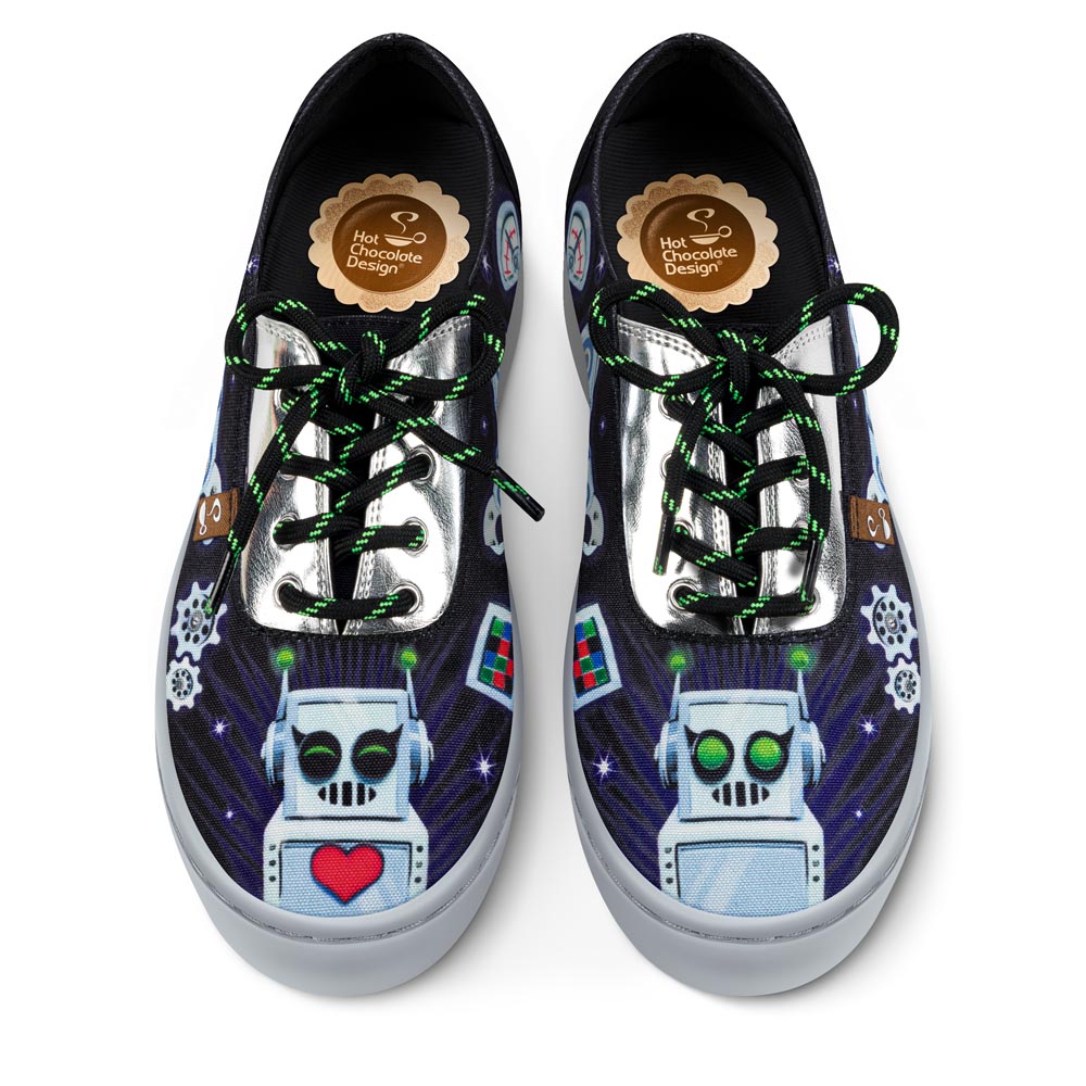 Chocolaticas® ROBOT Sneakers - Retro Eclectic