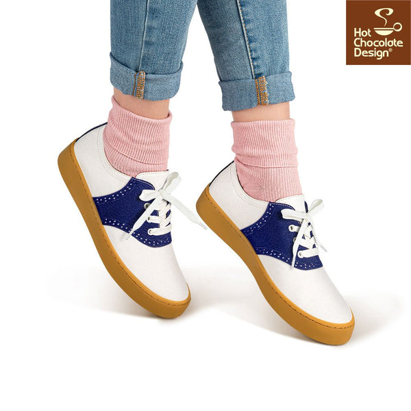 Chocolaticas® SADDLE BLUE Baskets - Rétro éclectique