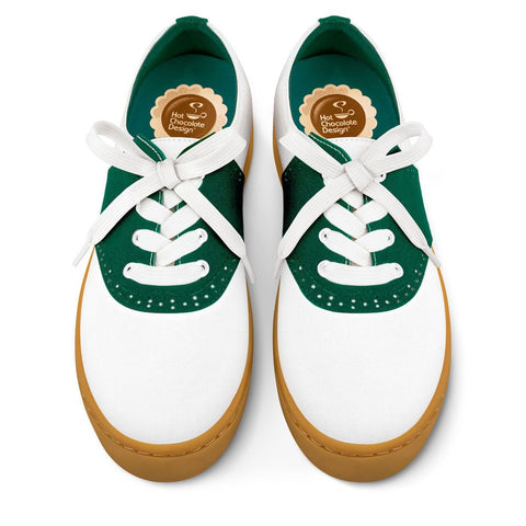 Chocolaticas® SADDLE GREEN Sneakers - Retro Eclectic