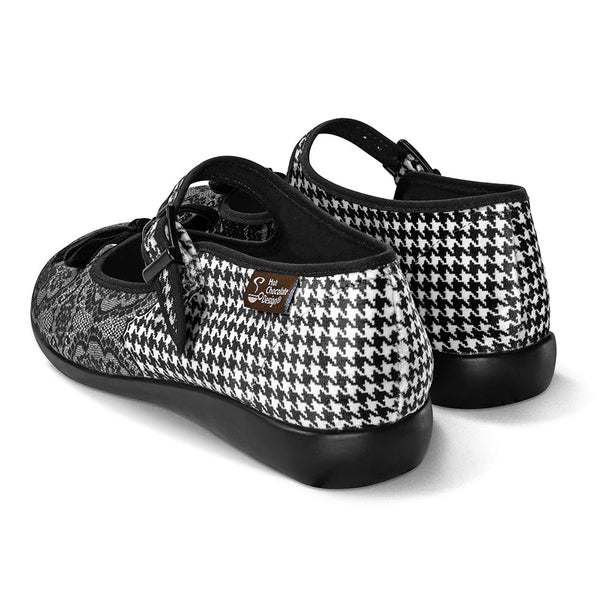 Chocolaticas® SIMONETTE Mary Jane pour femme - Chaussure plate - Rétro éclectique