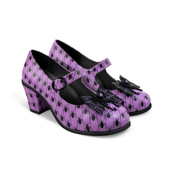 Chocolaticas® SPIDER TOOTH Mary Jane Pump - Retro Eclectic