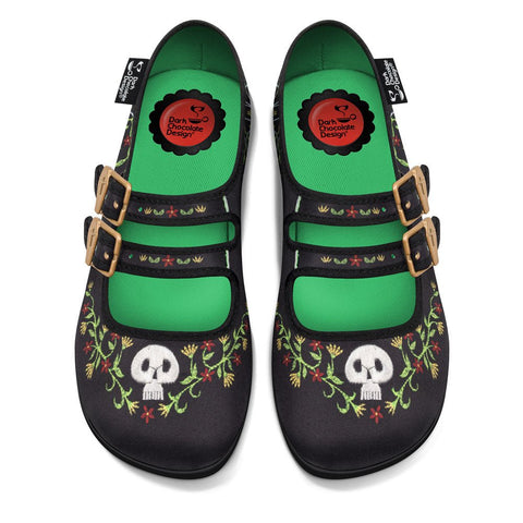 Chocolaticas® STILL LIFE Women's Mary Jane Flat - Retro Eclectic