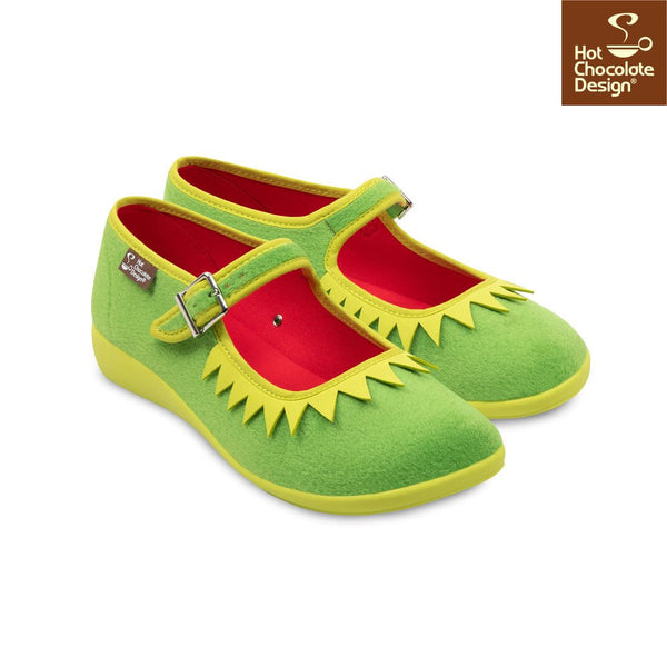 Chocolaticas® THE FROG Mary Jane pour femmes - Chaussure plate - Rétro éclectique