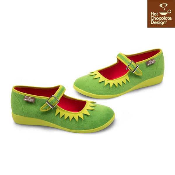 Chocolaticas® THE FROG Mary Jane pour femmes - Chaussure plate - Rétro éclectique