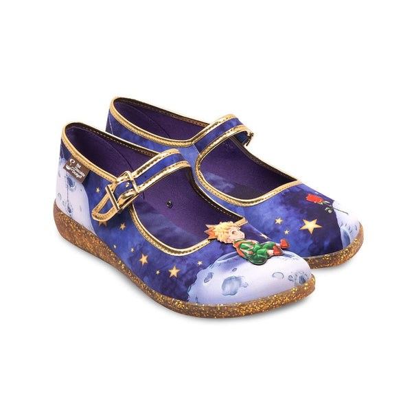 Chocolaticas® THE PRINCE Women's Mary Jane Flat - Retro Eclectic