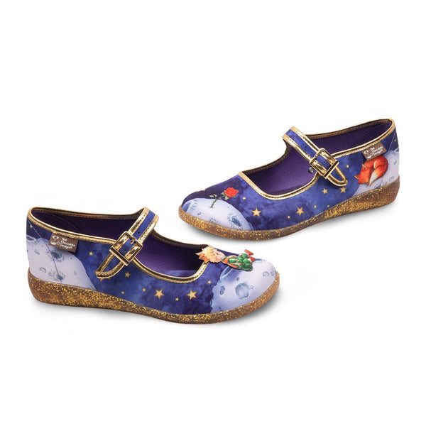 Chocolaticas® THE PRINCE Women's Mary Jane Flat - Retro Eclectic