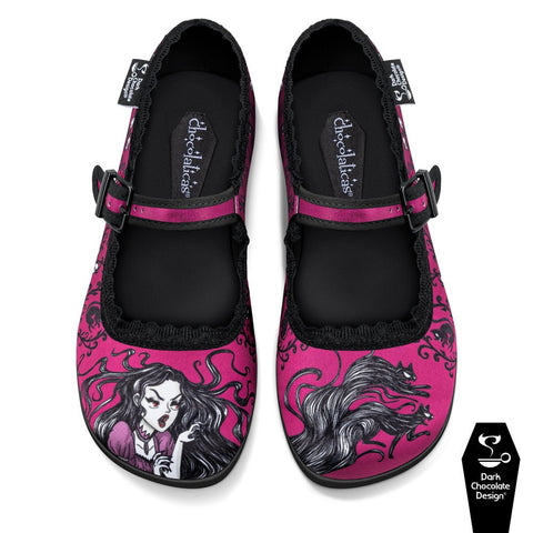 Chocolaticas® CARMILLA Mary Jane pour femmes - Chaussure plate - Rétro éclectique