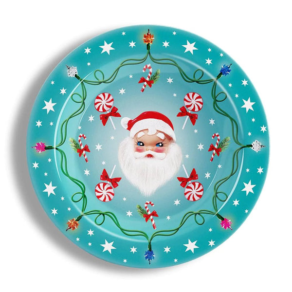 Chocolaticas® Kitschy Christmas Set of Plates - Retro Eclectic