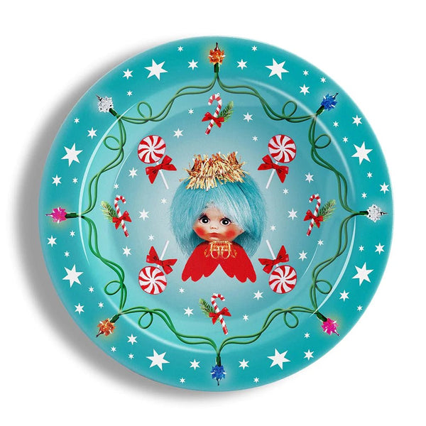 Chocolaticas® Kitschy Christmas Set of Plates - Retro Eclectic